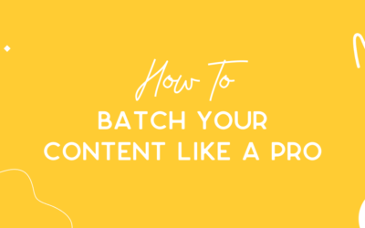 How to batch content for your online store like a pro