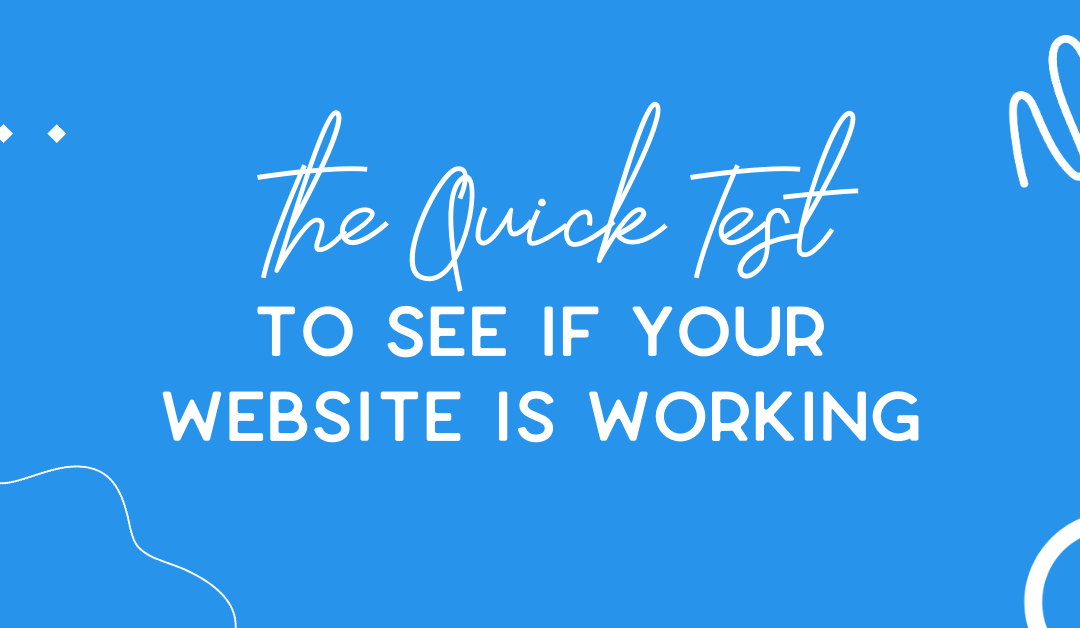 The 3 second test to see if your website is doing it’s job
