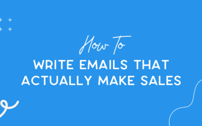 How to write emails that actually make sales