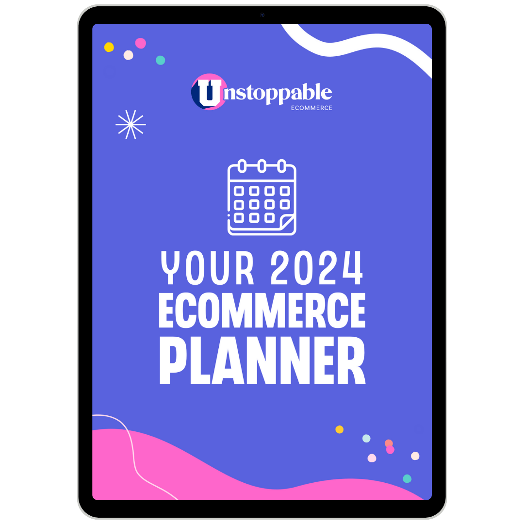 2023 eCommerce content planner cover